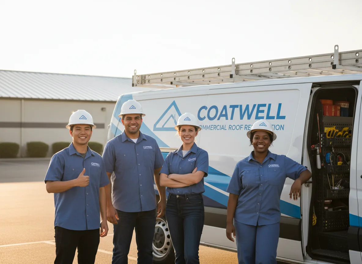 Commercial roof coating company in Kinsley, KS